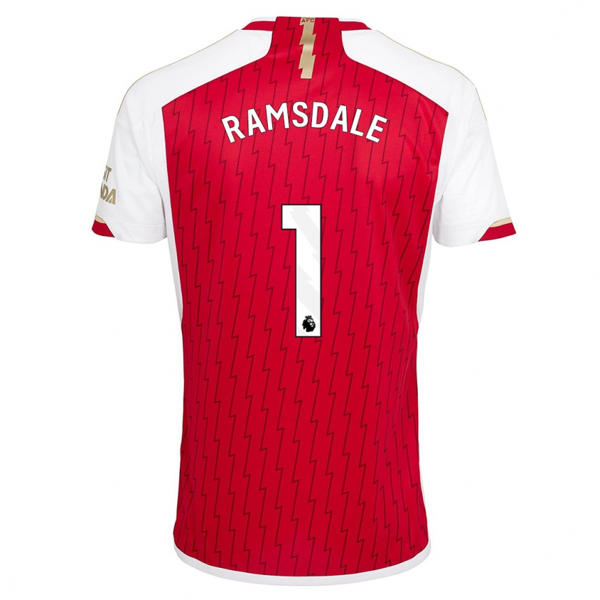 Mujer Fútbol Camiseta Aaron Ramsdale #1 Rojo 1ª Equipación 2023/24
