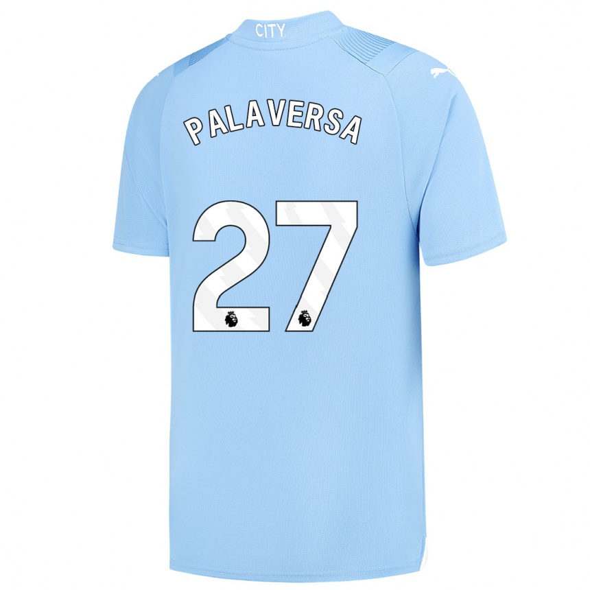 Mujer Fútbol Camiseta Ante Palaversa #27 Azul Claro 1ª Equipación 2023/24