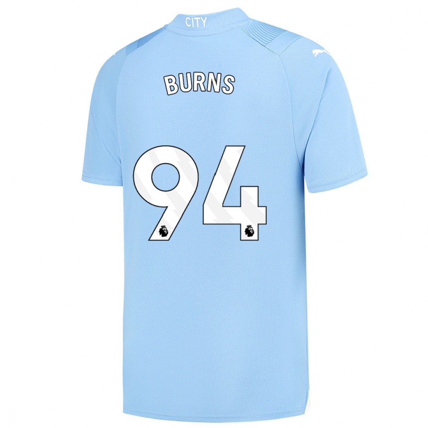 Mujer Fútbol Camiseta Finley Burns #94 Azul Claro 1ª Equipación 2023/24