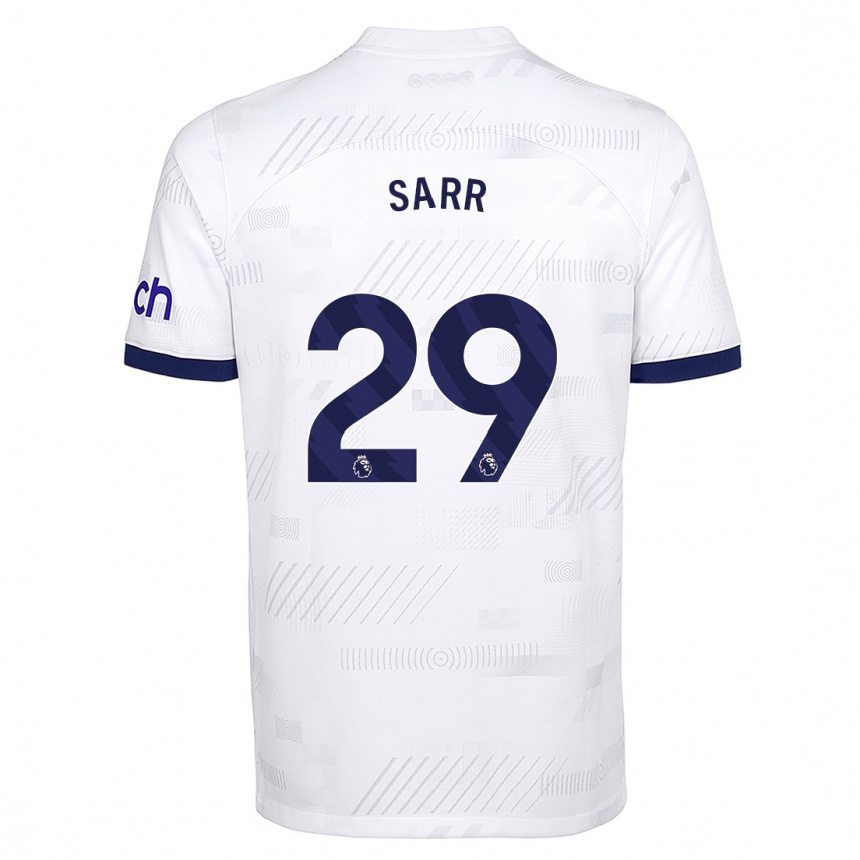 Mujer Fútbol Camiseta Pape Matar Sarr #29 Blanco 1ª Equipación 2023/24