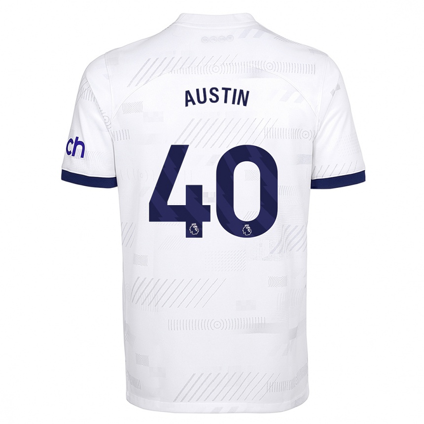 Mujer Fútbol Camiseta Brandon Austin #40 Blanco 1ª Equipación 2023/24