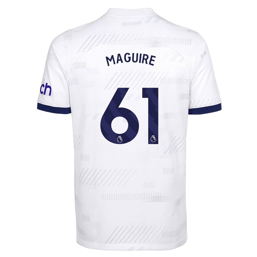 Mujer Fútbol Camiseta Aaron Maguire #61 Blanco 1ª Equipación 2023/24