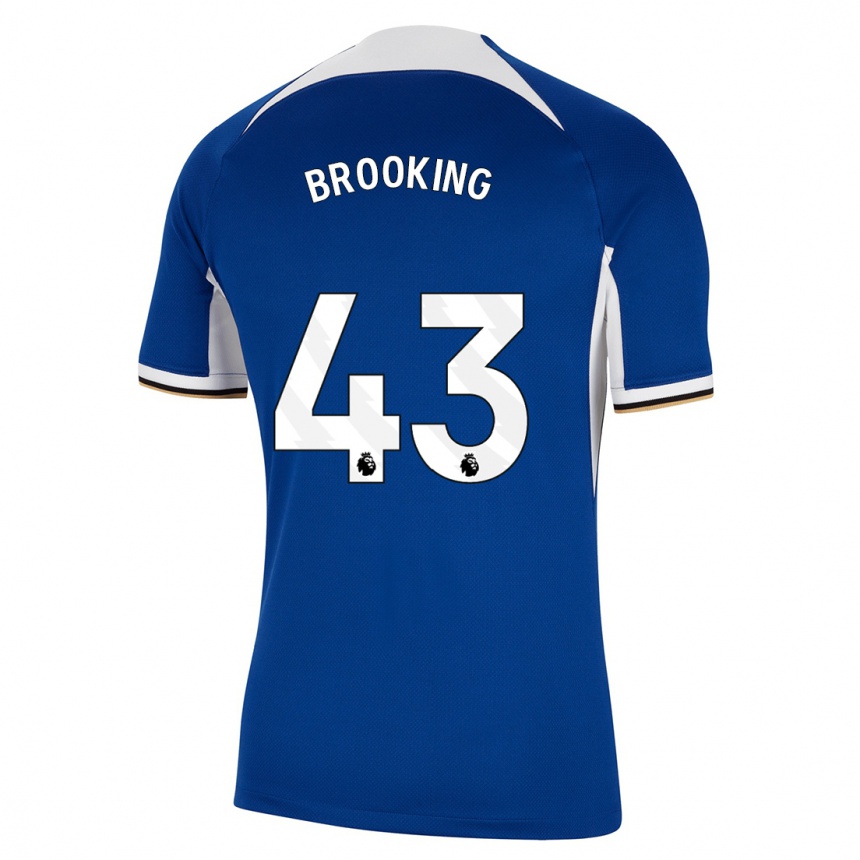 Mujer Fútbol Camiseta Josh Brooking #43 Azul 1ª Equipación 2023/24