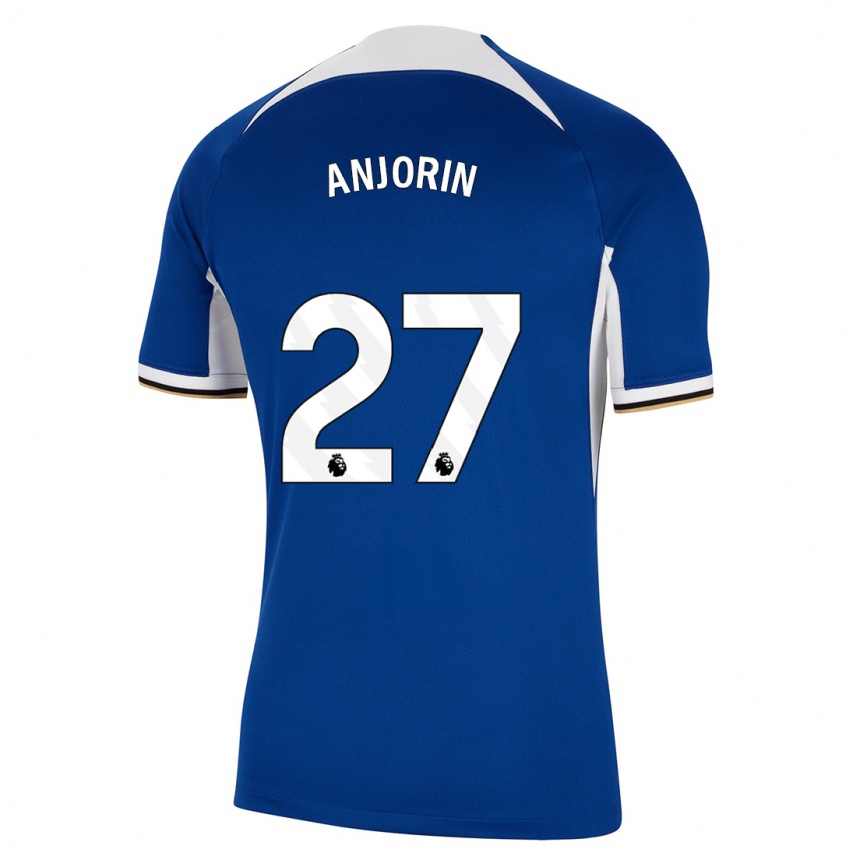 Mujer Fútbol Camiseta Tino Anjorin #27 Azul 1ª Equipación 2023/24