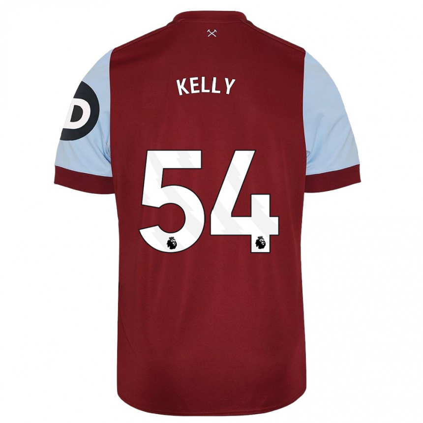 Mujer Fútbol Camiseta Patrick Kelly #54 Granate 1ª Equipación 2023/24