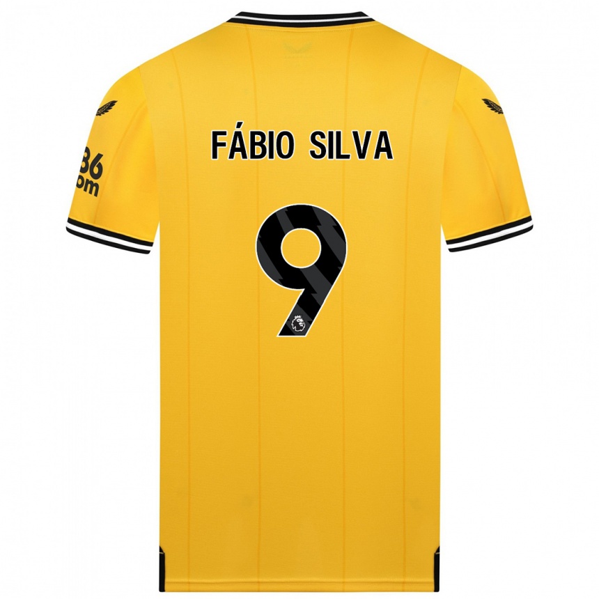 Mujer Fútbol Camiseta Fábio Silva #9 Amarillo 1ª Equipación 2023/24