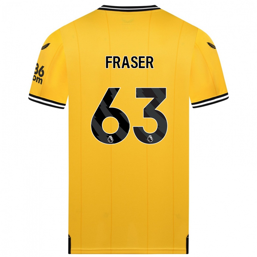 Mujer Fútbol Camiseta Nathan Fraser #63 Amarillo 1ª Equipación 2023/24