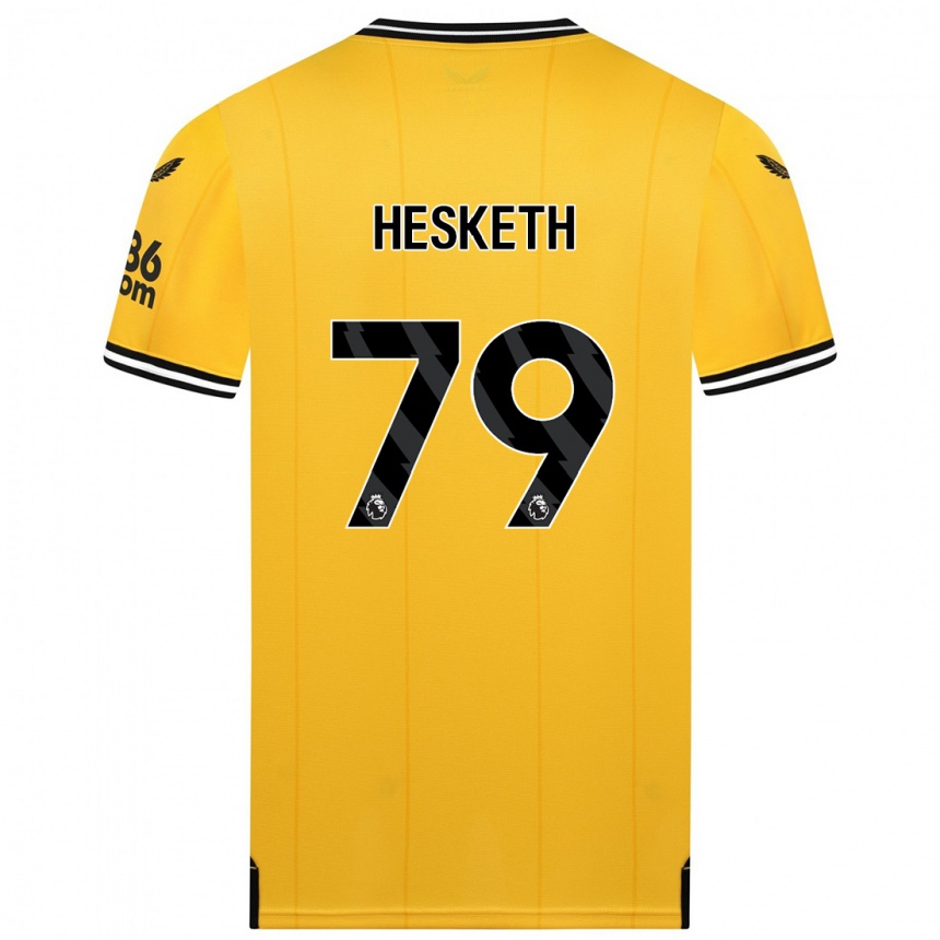 Mujer Fútbol Camiseta Owen Hesketh #79 Amarillo 1ª Equipación 2023/24