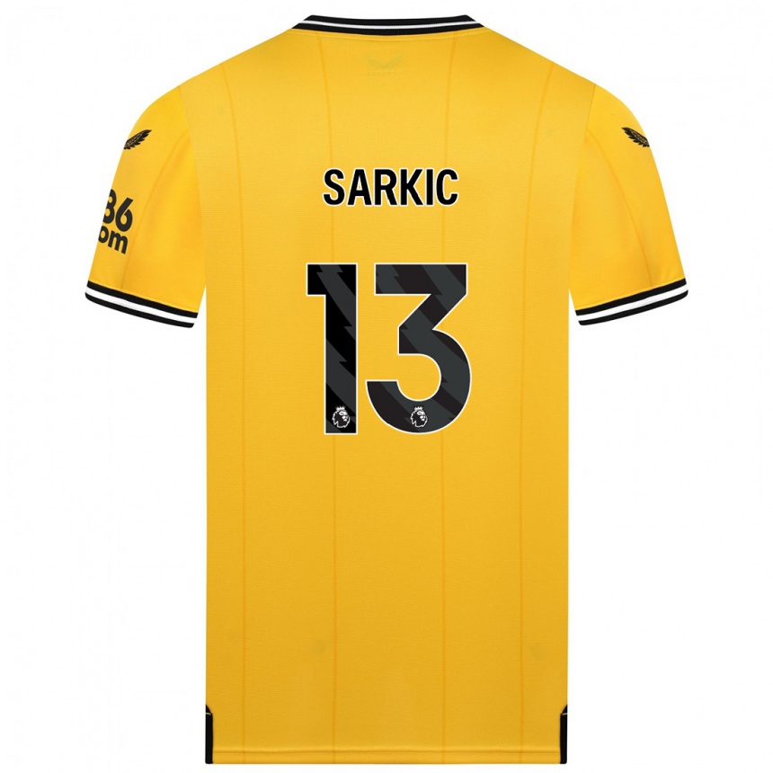 Mujer Fútbol Camiseta Matija Sarkic #13 Amarillo 1ª Equipación 2023/24