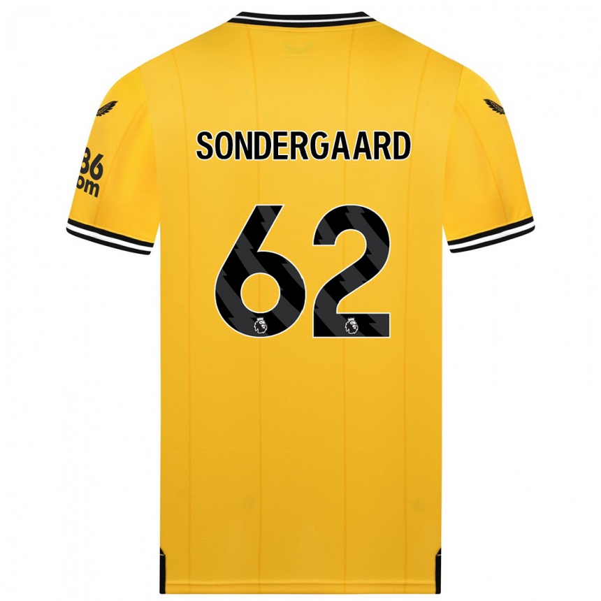 Mujer Fútbol Camiseta Andreas Sondergaard #62 Amarillo 1ª Equipación 2023/24