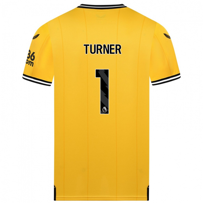 Mujer Fútbol Camiseta Shannon Turner #1 Amarillo 1ª Equipación 2023/24