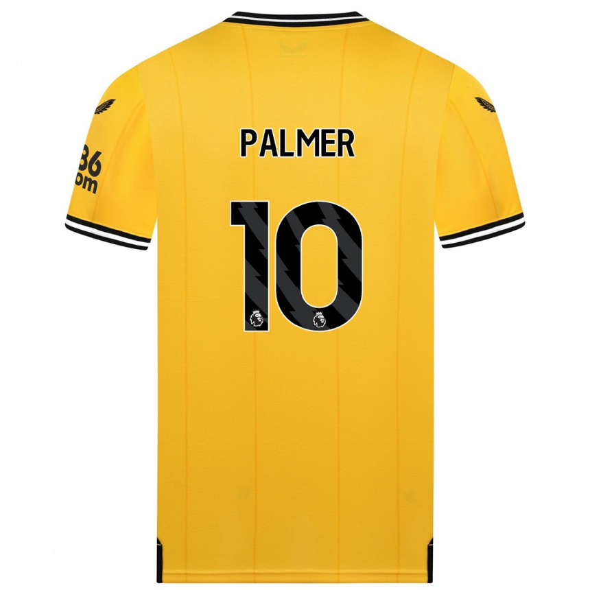 Mujer Fútbol Camiseta Jamila Palmer #10 Amarillo 1ª Equipación 2023/24
