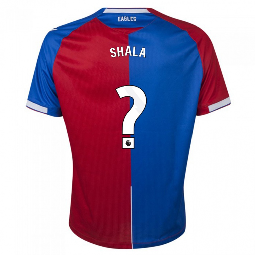 Mujer Fútbol Camiseta Laurence Shala #0 Rojo Azul 1ª Equipación 2023/24