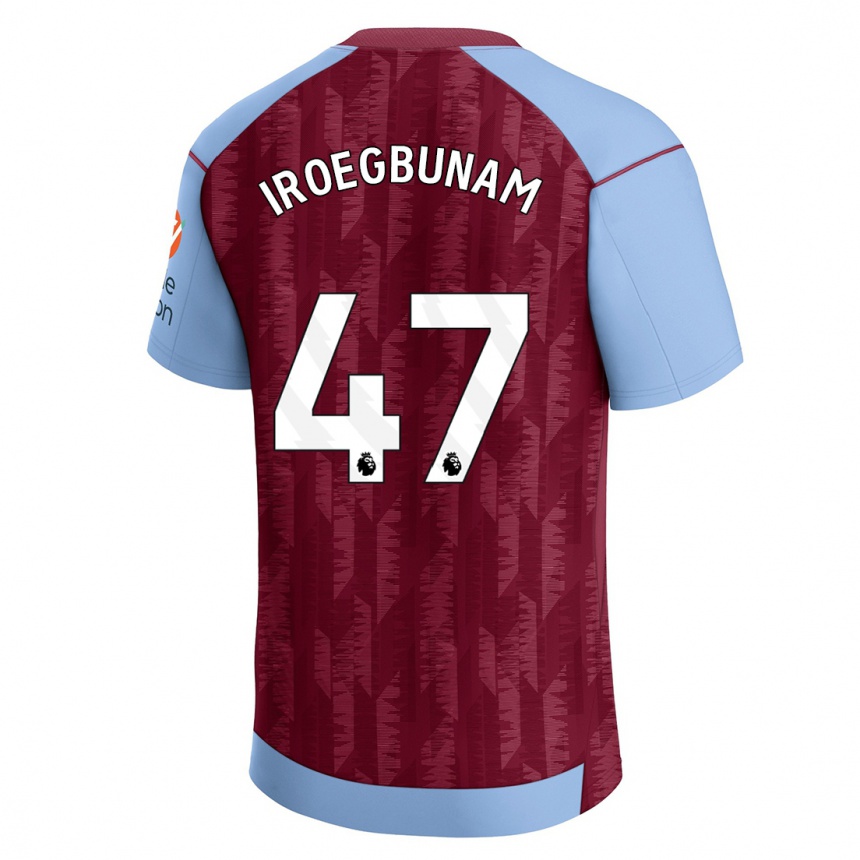 Mujer Fútbol Camiseta Tim Iroegbunam #47 Azul Claro 1ª Equipación 2023/24