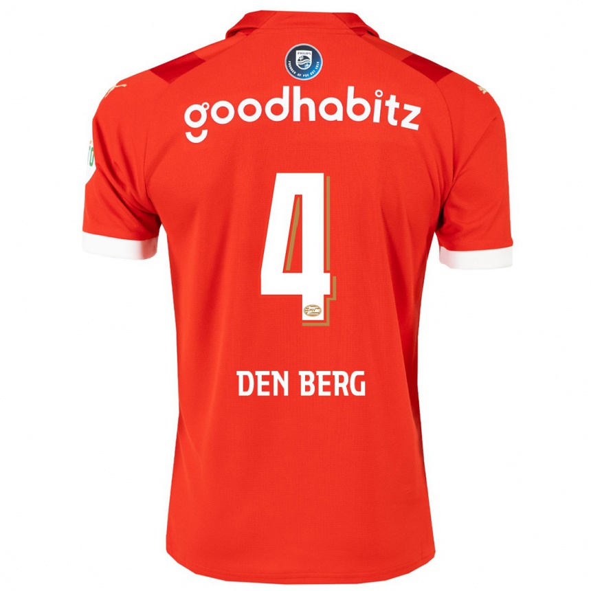 Mujer Fútbol Camiseta Mandy Van Den Berg #4 Rojo 1ª Equipación 2023/24