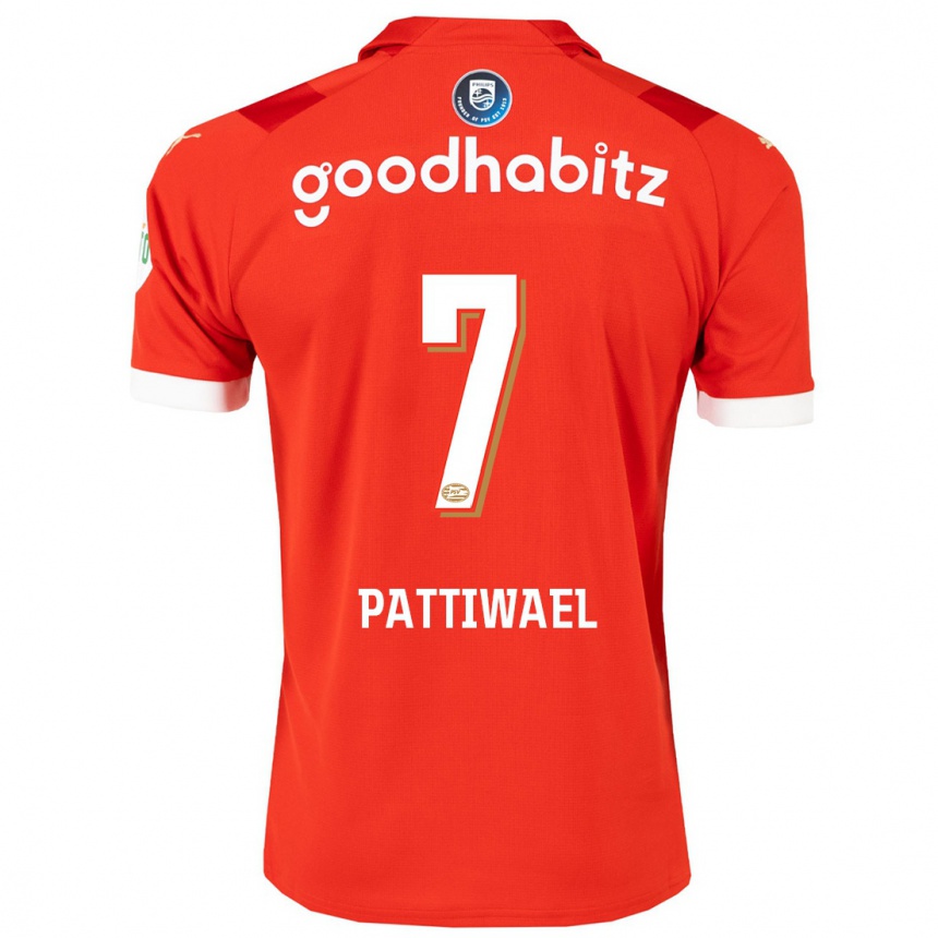 Mujer Fútbol Camiseta Naomi Pattiwael #7 Rojo 1ª Equipación 2023/24