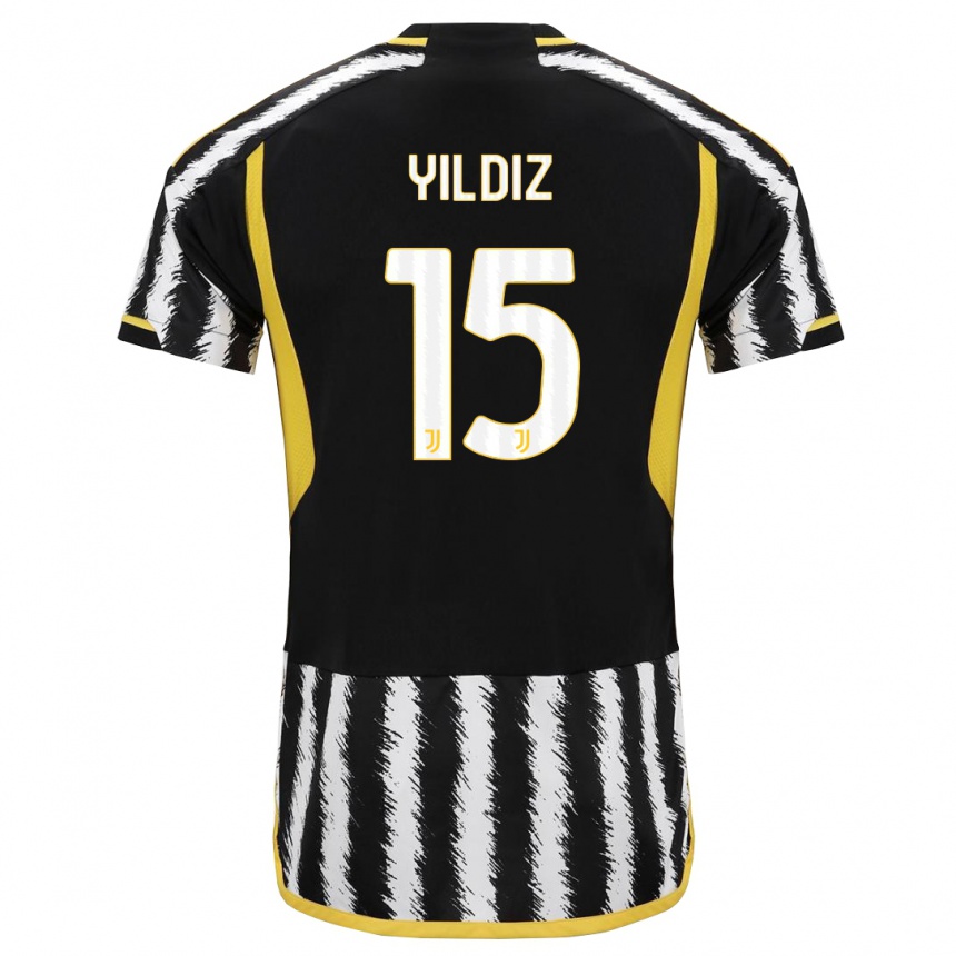 Mujer Fútbol Camiseta Kenan Yildiz #0 Blanco Negro 1ª Equipación 2023/24