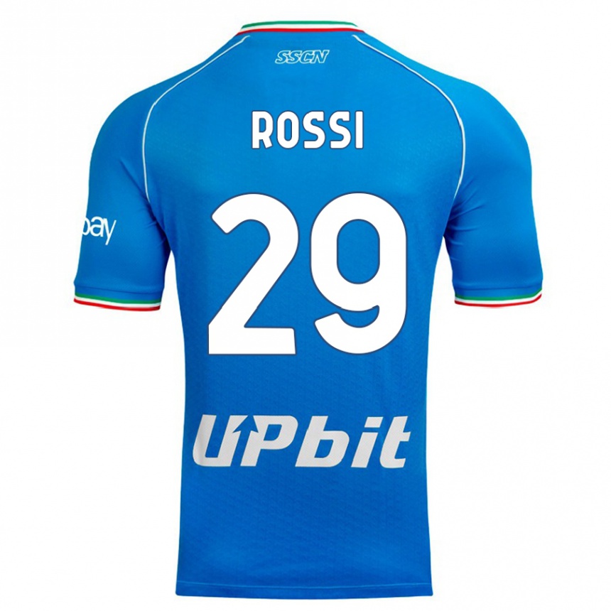 Mujer Fútbol Camiseta Francesco Rossi #29 Cielo Azul 1ª Equipación 2023/24