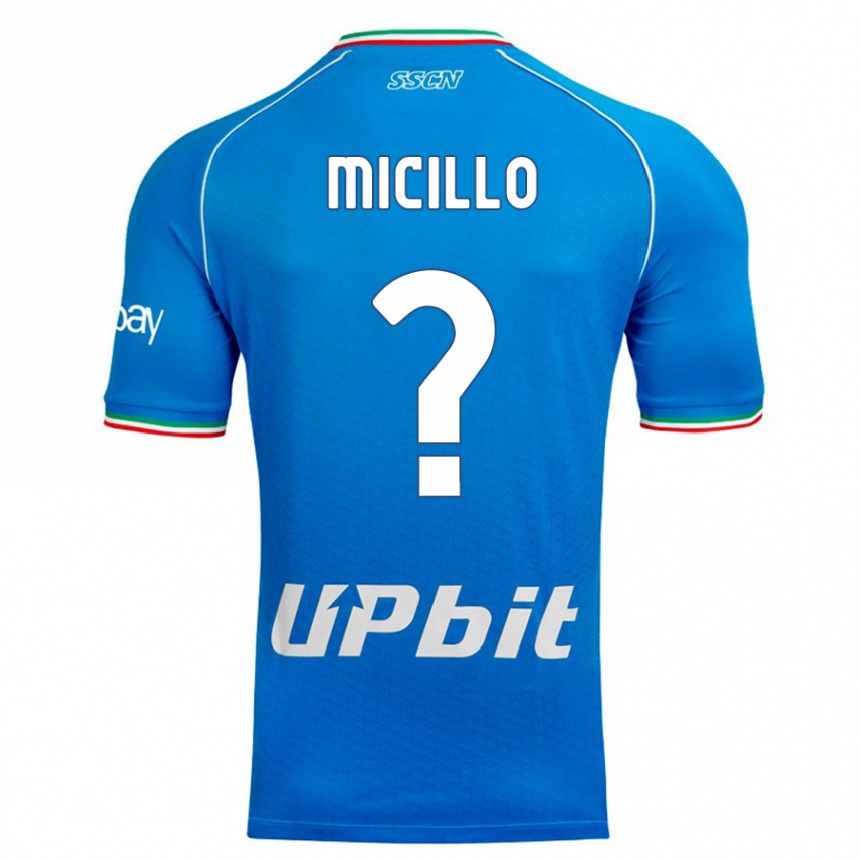 Mujer Fútbol Camiseta Salvatore Micillo #0 Cielo Azul 1ª Equipación 2023/24