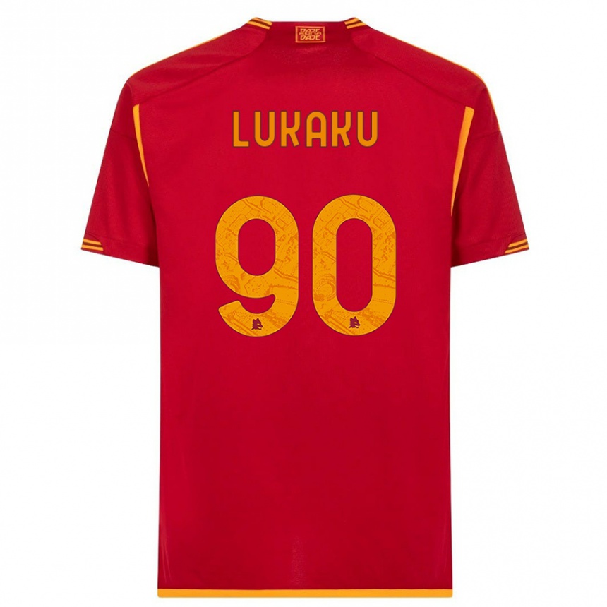 Mujer Fútbol Camiseta Romelu Lukaku #90 Rojo 1ª Equipación 2023/24