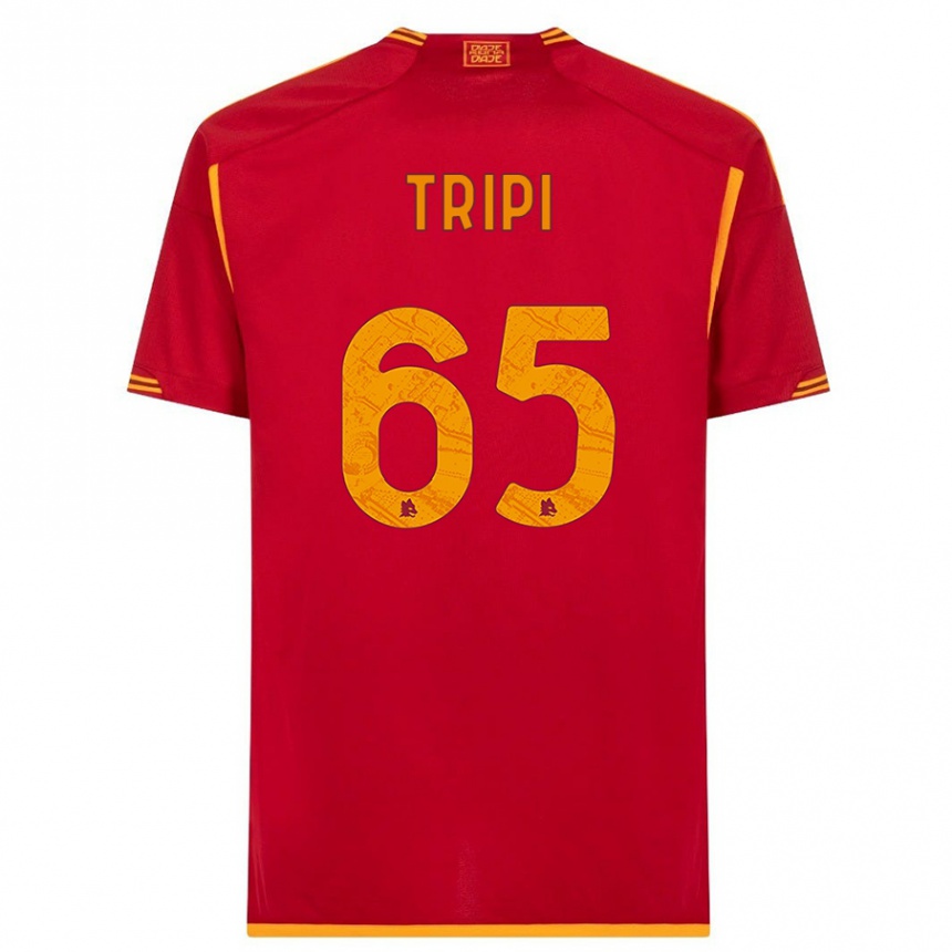 Mujer Fútbol Camiseta Filippo Tripi #65 Rojo 1ª Equipación 2023/24