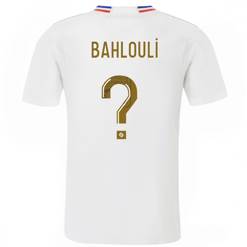 Mujer Fútbol Camiseta Djibrail Bahlouli #0 Blanco 1ª Equipación 2023/24