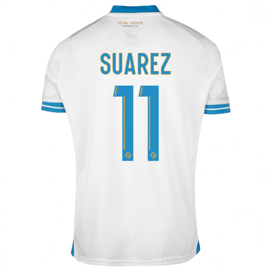 Mujer Fútbol Camiseta Luis Suarez #11 Blanco 1ª Equipación 2023/24