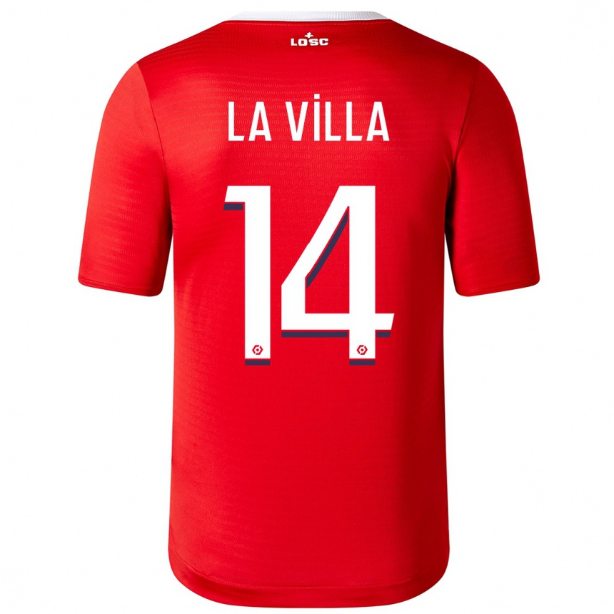 Mujer Fútbol Camiseta Caroline La Villa #14 Rojo 1ª Equipación 2023/24