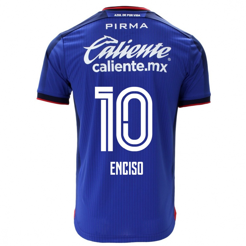 Mujer Fútbol Camiseta Martha Enciso #10 Azul 1ª Equipación 2023/24