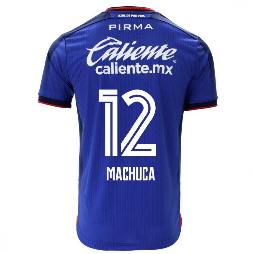 Mujer Fútbol Camiseta Gabriela Machuca #12 Azul 1ª Equipación 2023/24