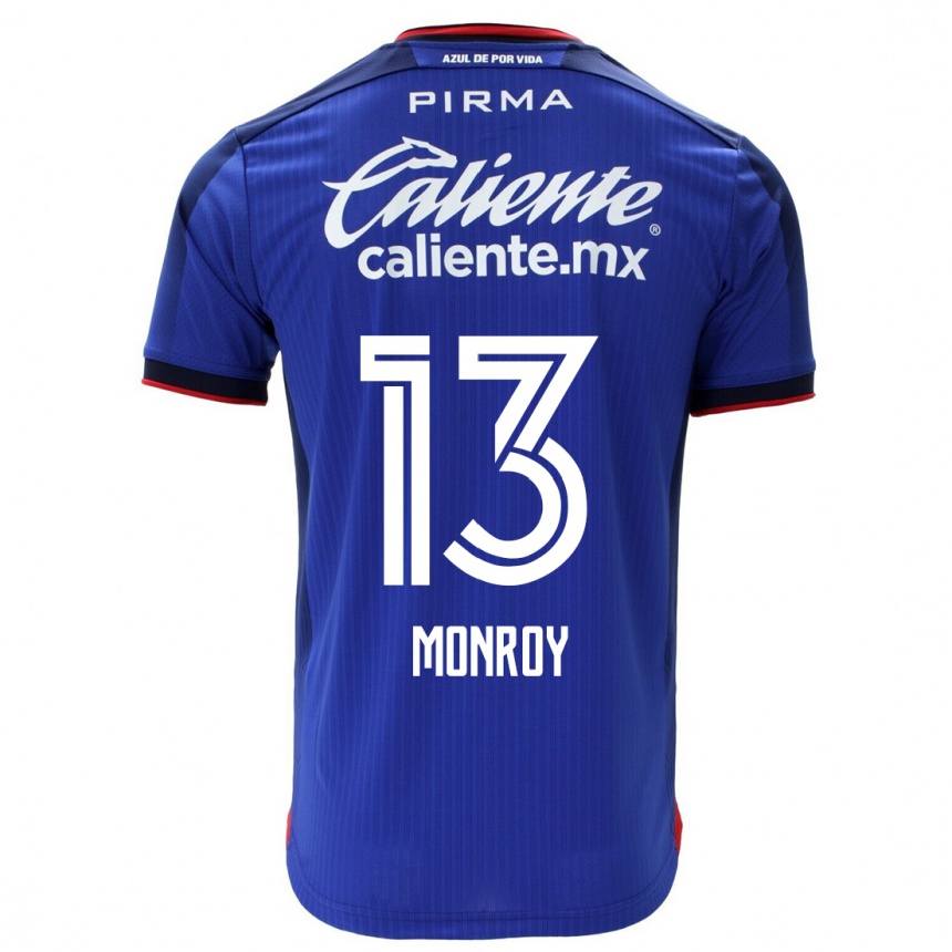 Mujer Fútbol Camiseta Daniela Monroy #13 Azul 1ª Equipación 2023/24