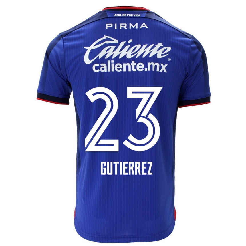 Mujer Fútbol Camiseta Ivonne Gutierrez #23 Azul 1ª Equipación 2023/24
