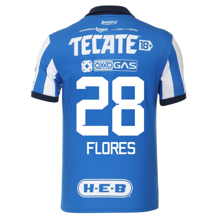 Mujer Fútbol Camiseta Silvana Flores #28 Azul Blanco 1ª Equipación 2023/24