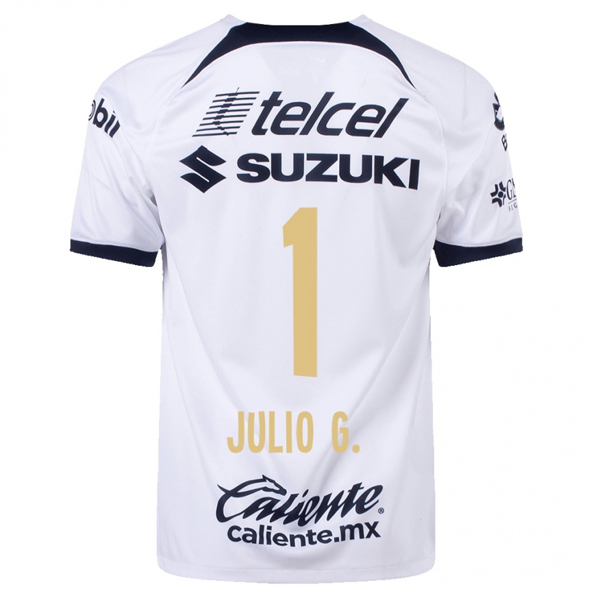 Mujer Fútbol Camiseta Julio Gonzalez #1 Blanco 1ª Equipación 2023/24
