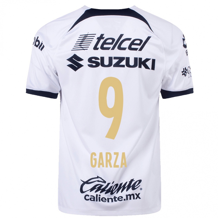 Mujer Fútbol Camiseta Dinora Garza #9 Blanco 1ª Equipación 2023/24