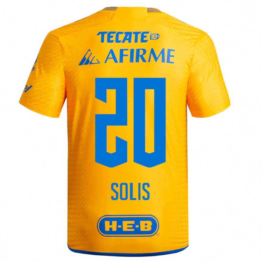 Mujer Fútbol Camiseta Ofelia Solis #20 Amarillo 1ª Equipación 2023/24
