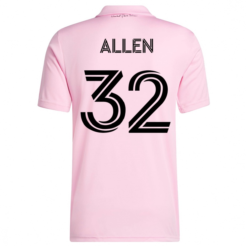 Mujer Fútbol Camiseta Noah Allen #32 Rosa 1ª Equipación 2023/24