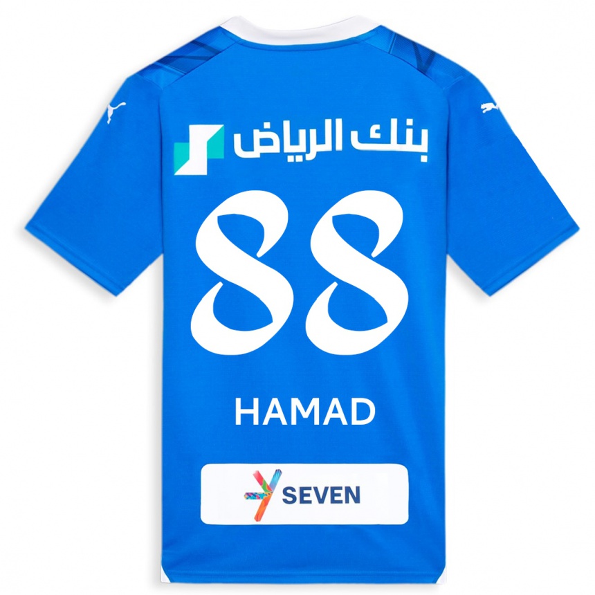 Mujer Fútbol Camiseta Hamad Al-Yami #88 Azul 1ª Equipación 2023/24