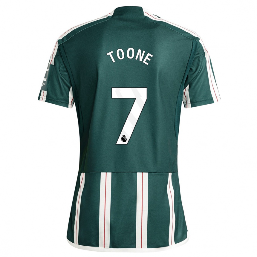 Mujer Fútbol Camiseta Ella Toone #7 Verde Oscuro 2ª Equipación 2023/24