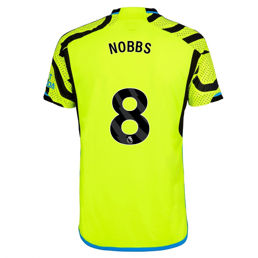 Mujer Fútbol Camiseta Nobbs #8 Amarillo 2ª Equipación 2023/24