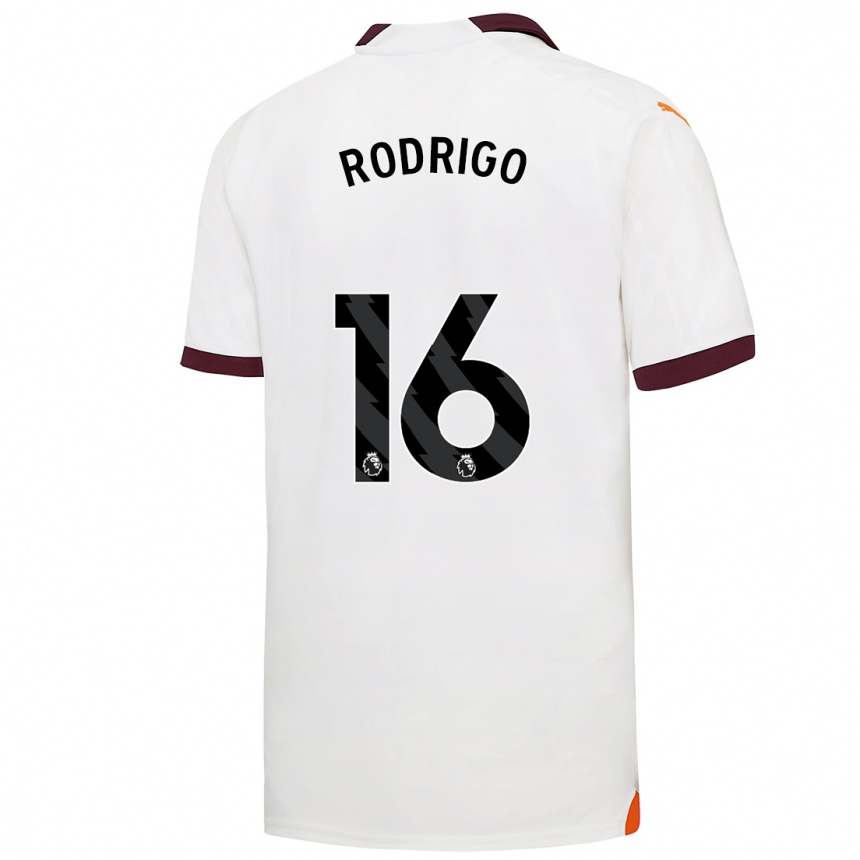 Mujer Fútbol Camiseta Rodrigo Hernandez #16 Blanco 2ª Equipación 2023/24