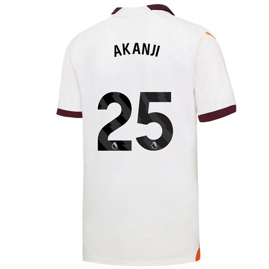 Mujer Fútbol Camiseta Manuel Akanji #25 Blanco 2ª Equipación 2023/24