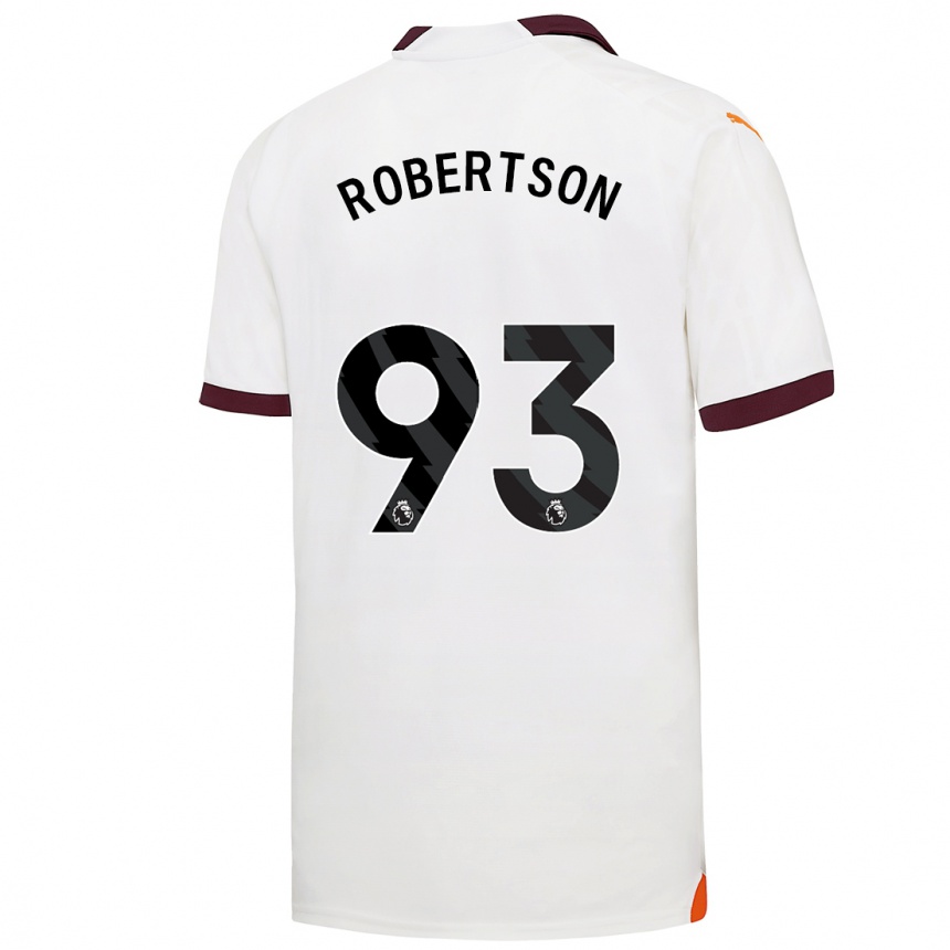 Mujer Fútbol Camiseta Alex Robertson #93 Blanco 2ª Equipación 2023/24