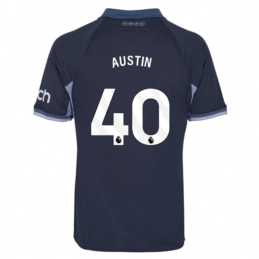 Mujer Fútbol Camiseta Brandon Austin #40 Azul Oscuro 2ª Equipación 2023/24