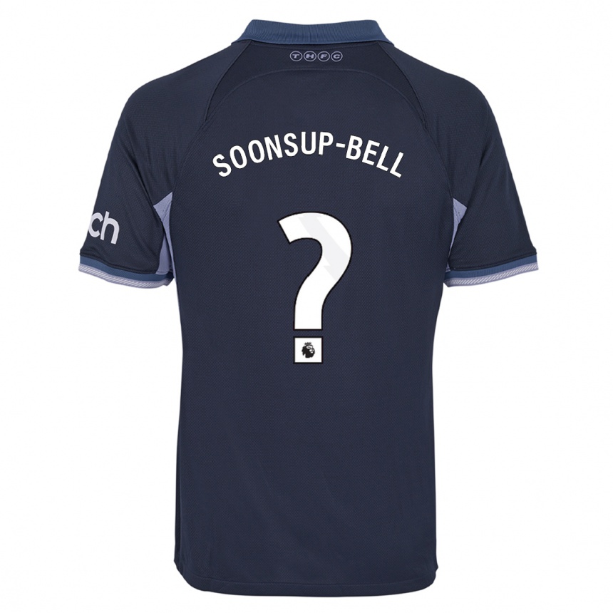 Mujer Fútbol Camiseta Jude Soonsup-Bell #0 Azul Oscuro 2ª Equipación 2023/24