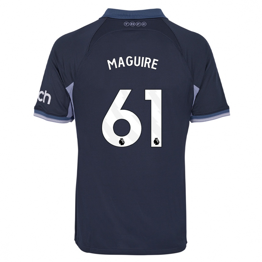 Mujer Fútbol Camiseta Aaron Maguire #61 Azul Oscuro 2ª Equipación 2023/24