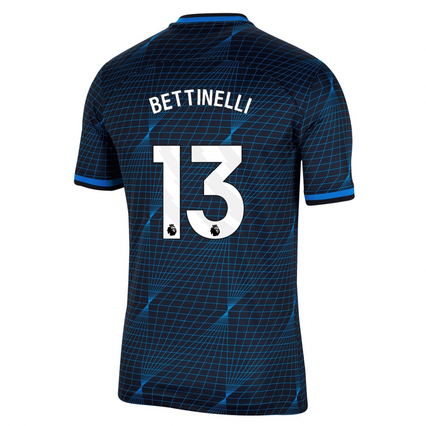 Mujer Fútbol Camiseta Marcus Bettinelli #13 Azul Oscuro 2ª Equipación 2023/24