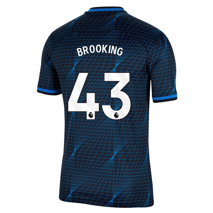 Mujer Fútbol Camiseta Josh Brooking #43 Azul Oscuro 2ª Equipación 2023/24