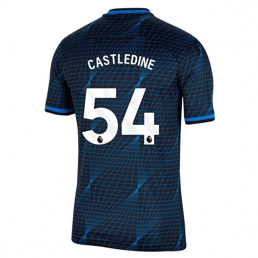 Mujer Fútbol Camiseta Leo Castledine #54 Azul Oscuro 2ª Equipación 2023/24