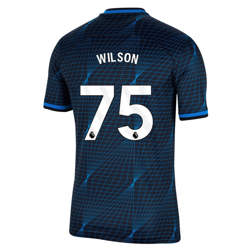 Mujer Fútbol Camiseta Kaiden Wilson #75 Azul Oscuro 2ª Equipación 2023/24